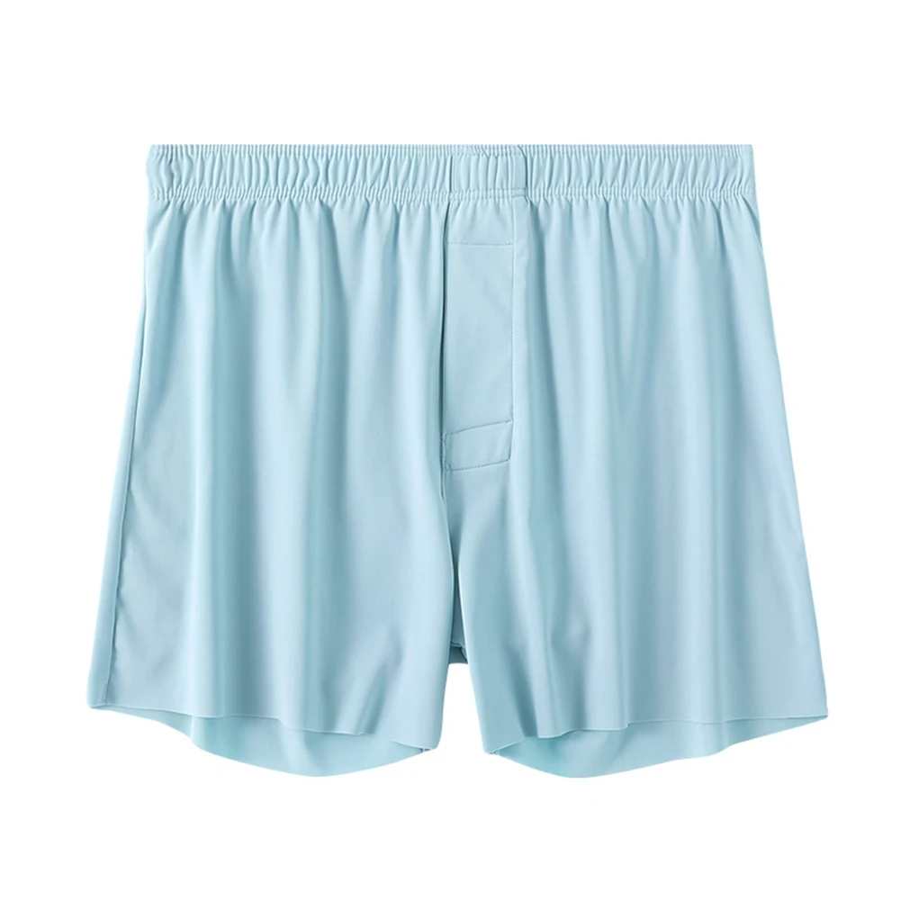 Мужские трусы-боксеры из ледяного шелка сексуальное нижнее белье плавки шорты