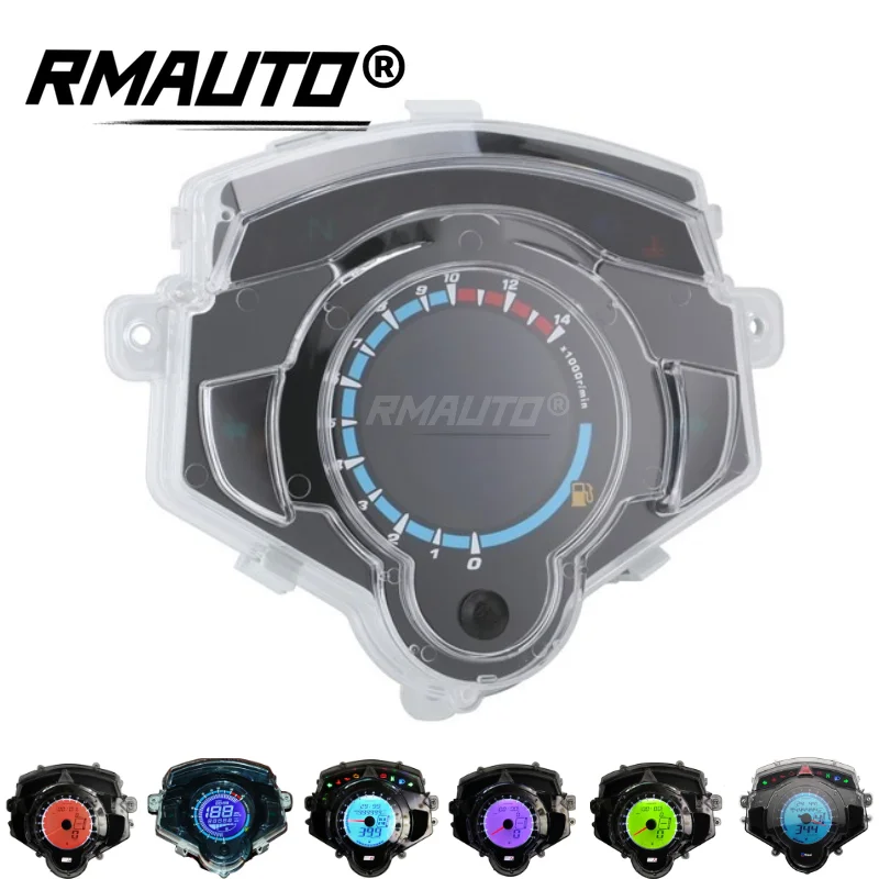 

For Yamaha LC135 Meter V2-V4 PNP Motorcycle Speedometer Odometer LCD Digital Gauge Tachometer 7 Color Motorcycle Accessories