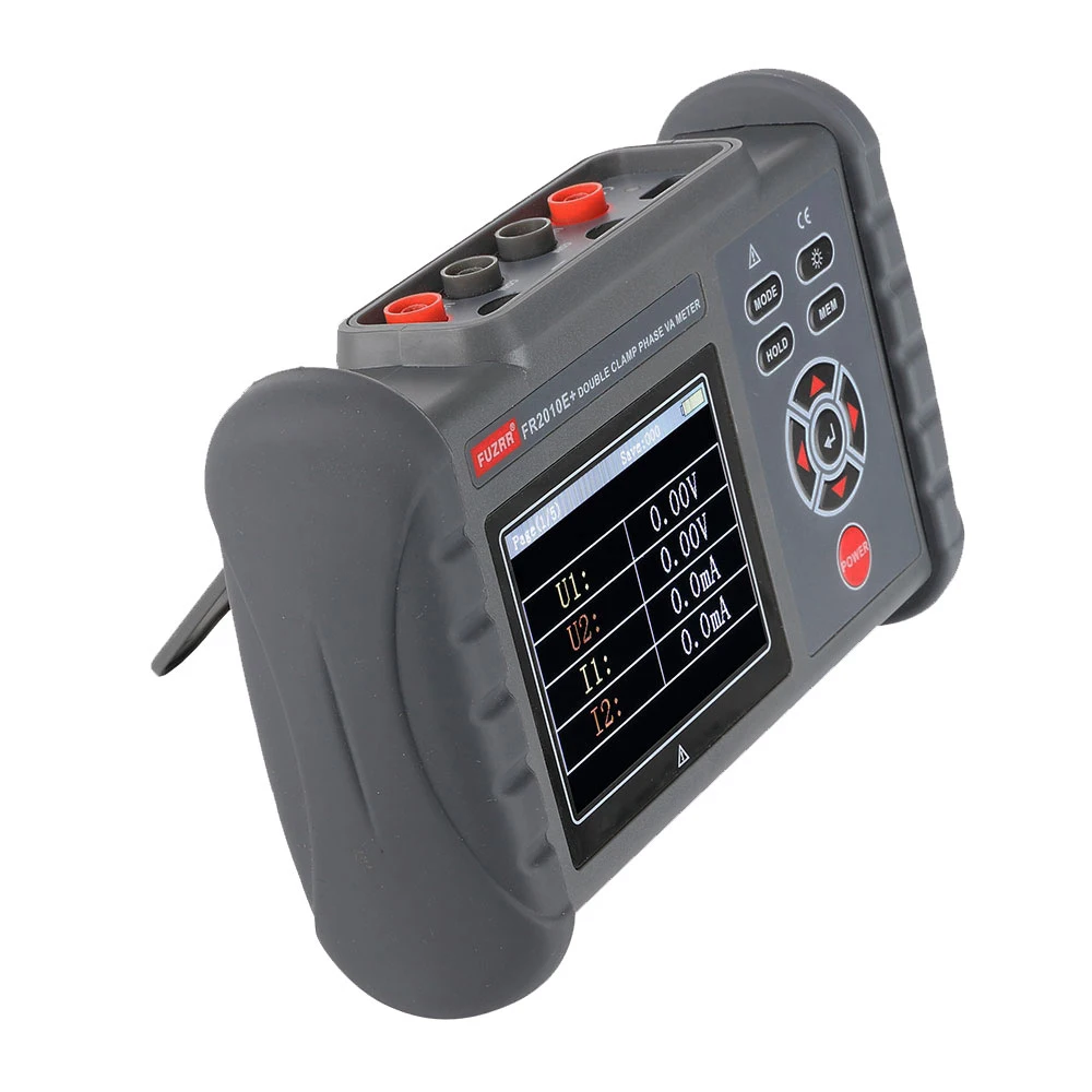 FR2010E + FR2010 умный двойной зажим фазовый вольтметр напряжение ток коэффициент