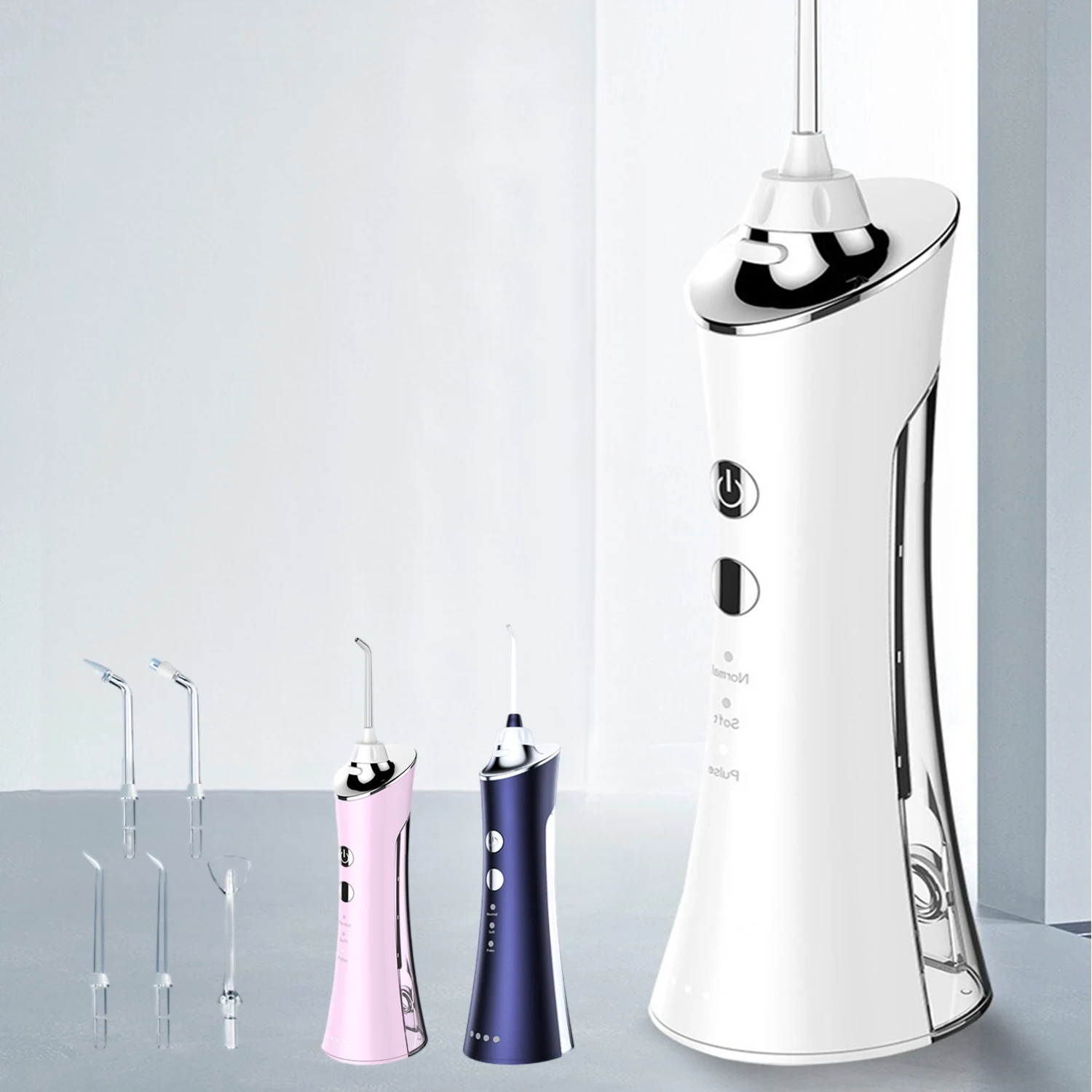 

Oral Irrigator,Electric Water Flosser USB Rechargeable Gums Nozzle Dental Care,Portable Jet Tank,Scaler Cleaner Teeth Whitening
