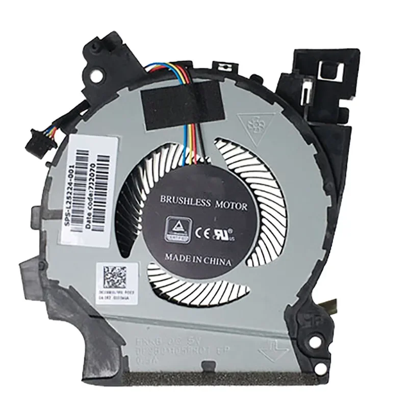Новый охлаждающий вентилятор для процессора и графического HP ZHAN 99 TPN-C134 Zbook 15 В G5