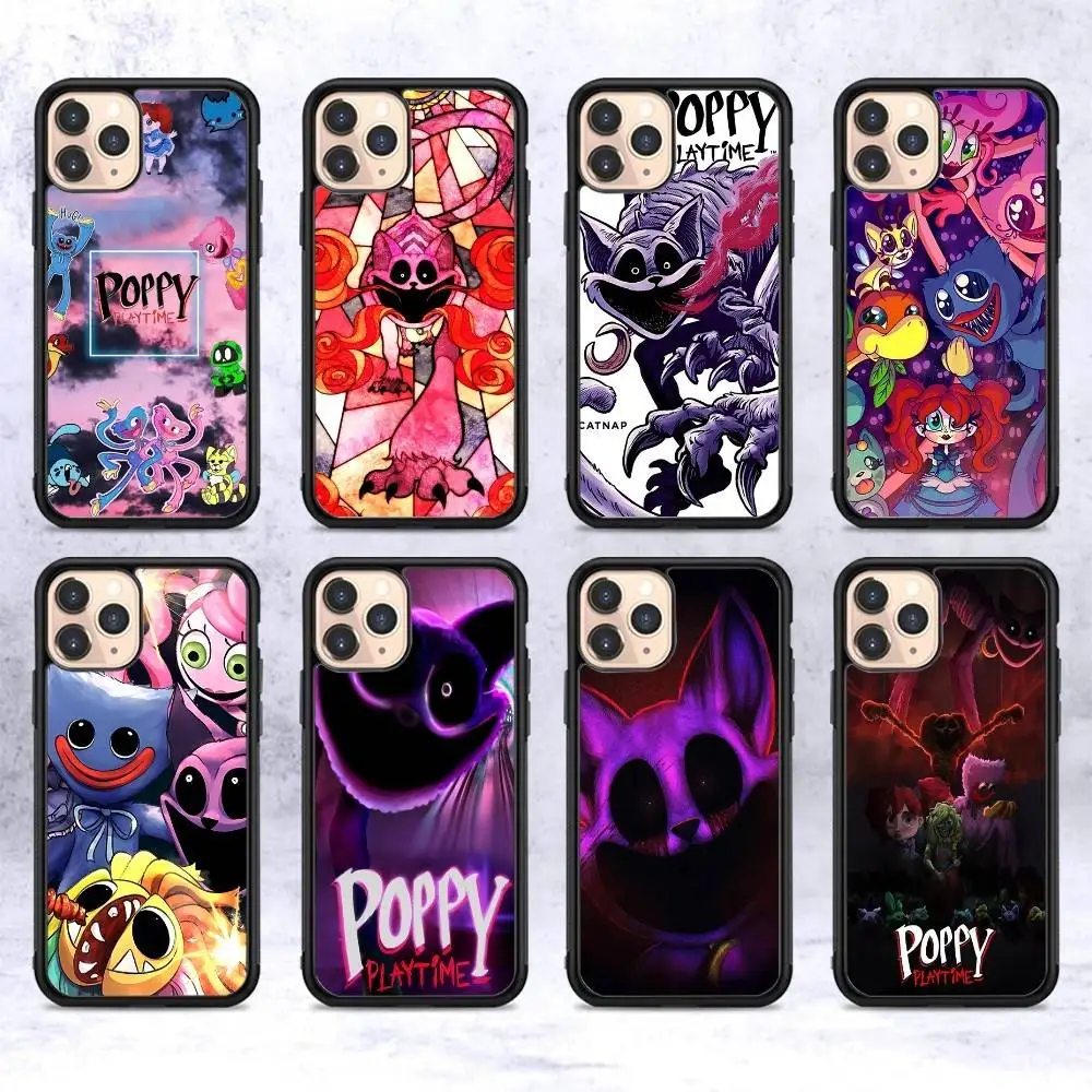 Фото Чехол для телефона Game Poppy Playtime для iPhone 17 16 Pro Max Air 13 12 Mini 14 15 Plus 11, задняя крышка из PC+TPU №1