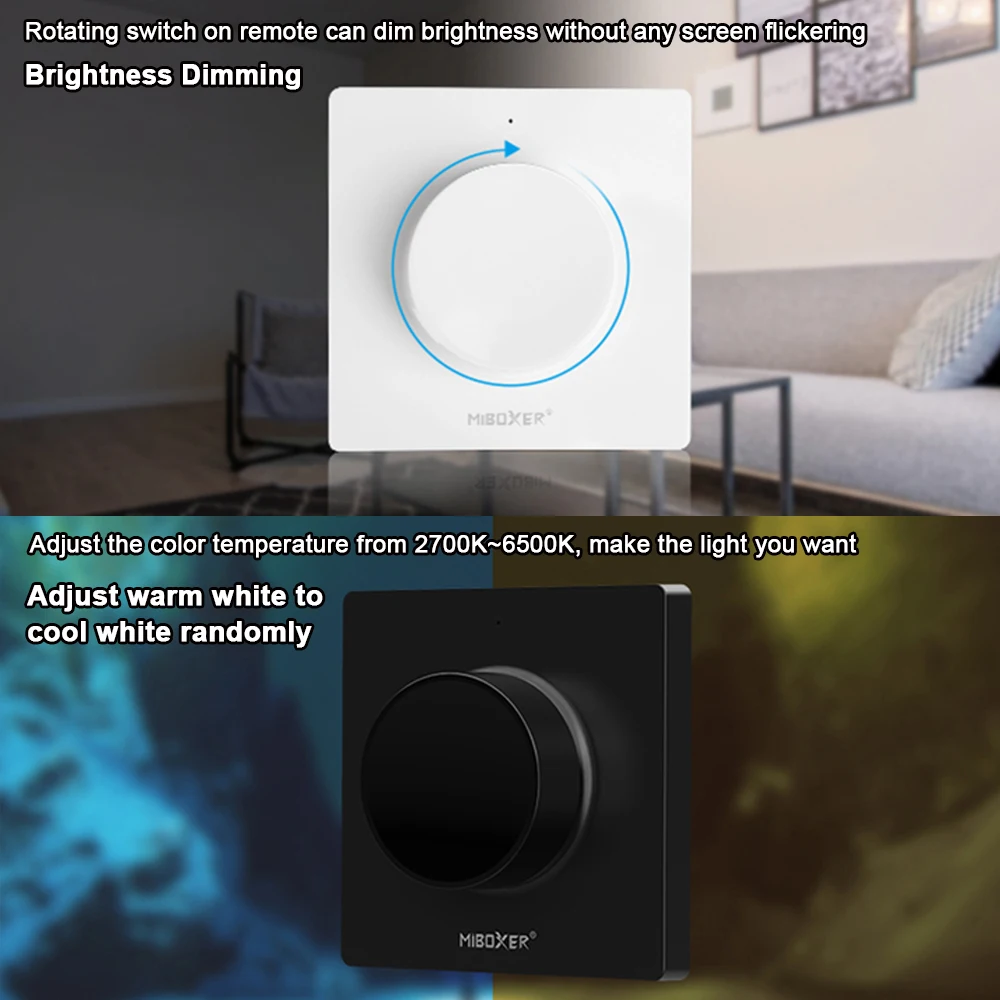 Контроллер Miboxer K1 Rgb 2 4 Ггц Беспроводной Дистанционный Переключатель С