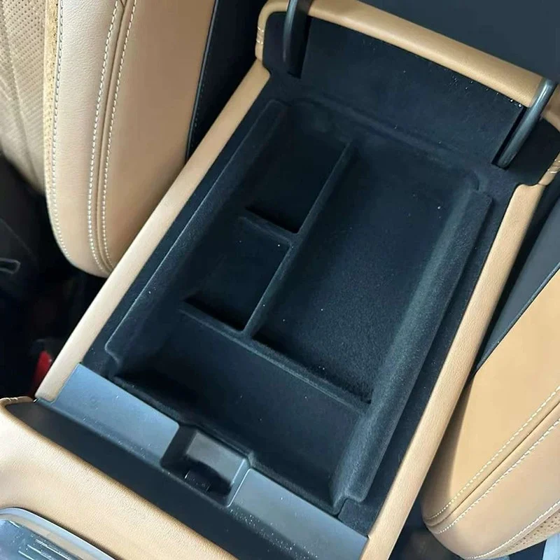 Фото Автомобильный ящик для хранения для Mazda 6e EZ-6 J90A 2024 ~ 2027, ящик для хранения в подлокотнике, центральная консоль, нижний лоток, аксессуары для укладки и уборки №2