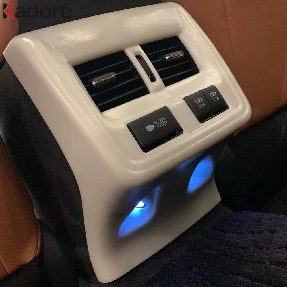 Для Toyota Avalon 2019 2020 2021 2022 2023 углеродный Автомобильный задний воздуховод крышка