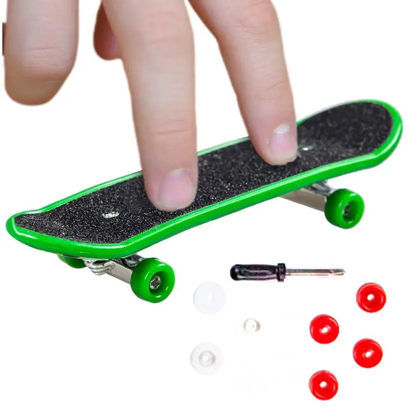 

Finger Skateboards Self-Assembly Mini Skateboard Kits With Tools Hobbies Novelty Anti Stress Sensory Fingerboard Toys Mini Gifts