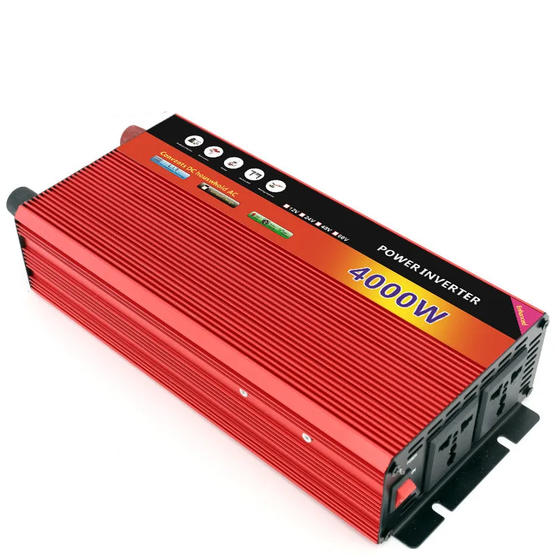 

DC 12V 24V to AC 220V voltage converter 3000W 4000W modify wave inverter high Efficiency car inverter