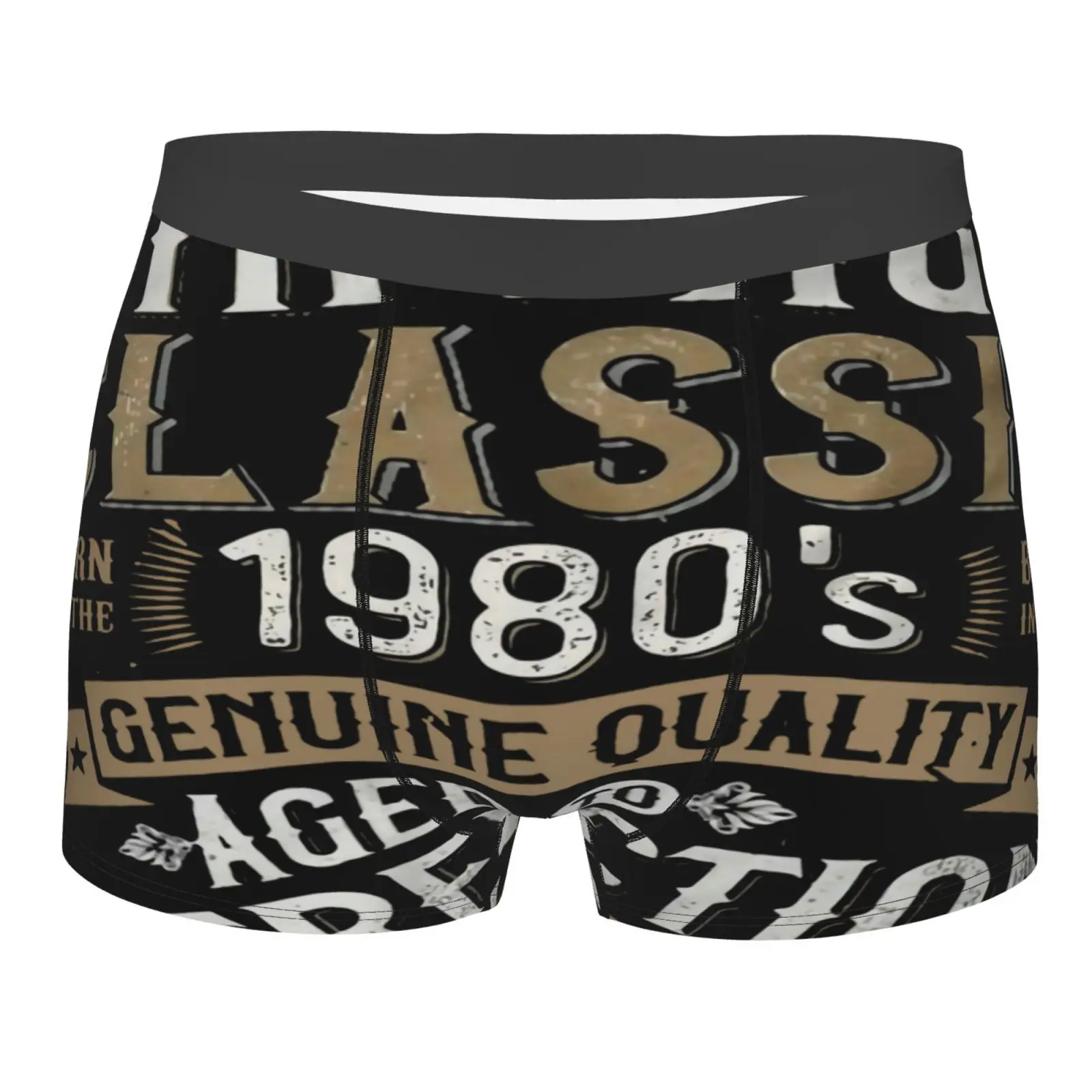 

Born In 1980S Aged To Perfection Boxer Briefs Sports Polyester For Women White Mens Sheer Underwear Mens Boxer Shorts Men Bulk