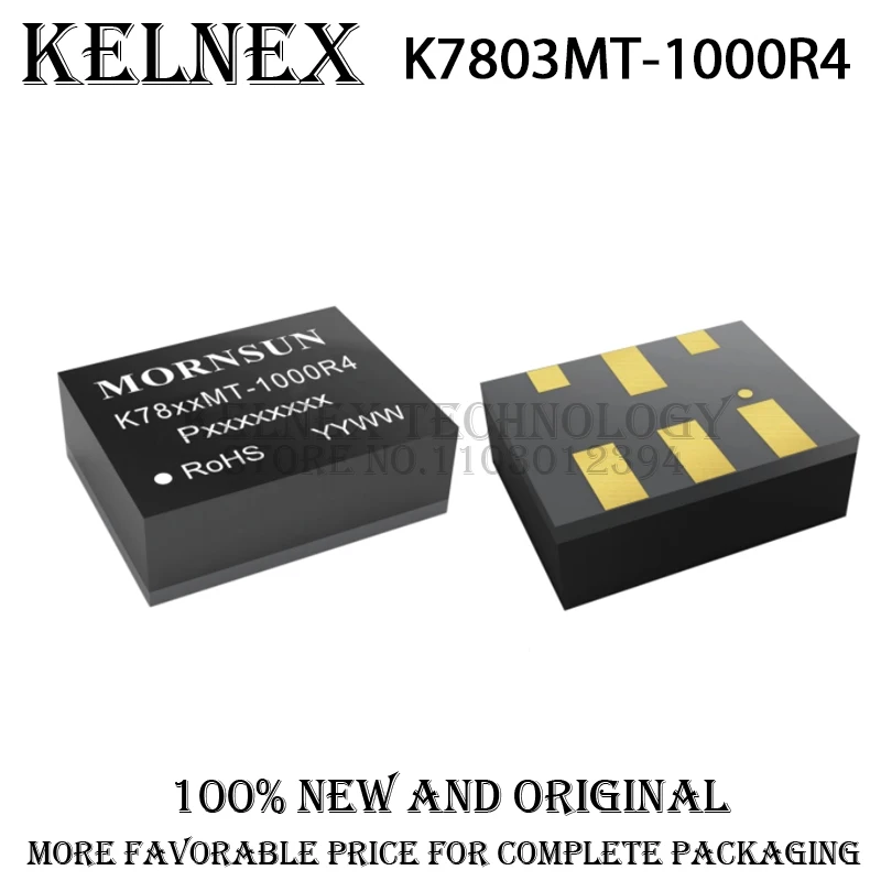 Фото K7803MT-1000R4 K7805MT-1000R4 K78X6MT-1000R4 K7809MT-1000R4 K7812MT-1000R4 K7815MT-1000R4 DFN DC-DC модуль питания MORNSUN №3