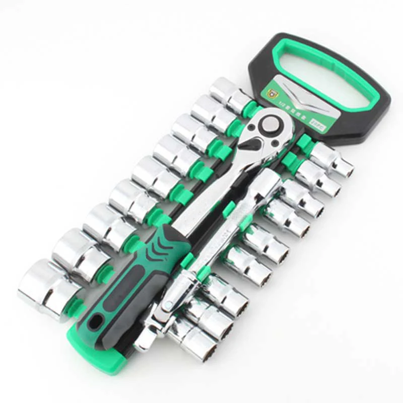 

Ratchet Wrench Set 1/4 3/8 1/2 Auto Repair Spanner Tools Hex Socket Sleeve Set Car Repair Tool Hand Tools Key Set Wrench