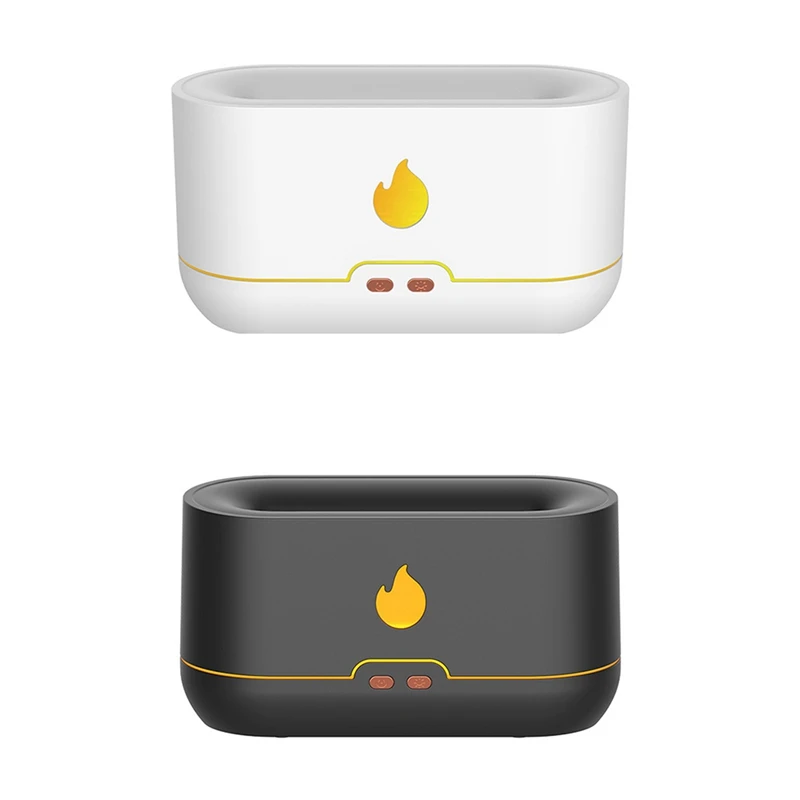 

Flame Aroma Diffuser Air Humidifier Ultrasonic Flame Humidifier Cool Mist Maker Fogger Essential Oil Lamp Home