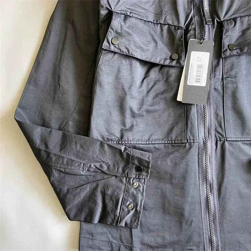 Новая высококачественная весенняя мужская рубашка-карго хлопковая легкая