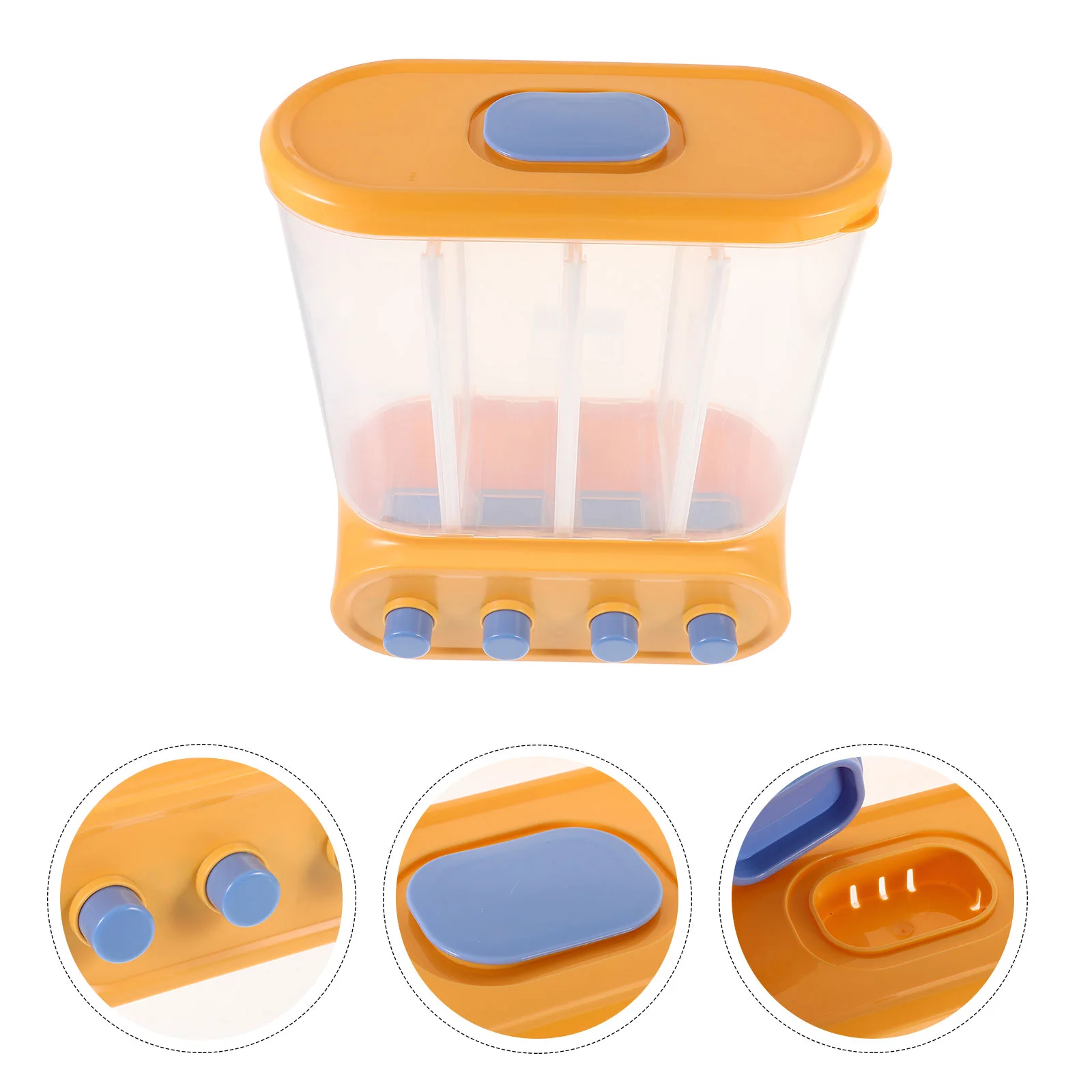 

Large Rice Storage Container Food Cereal Containers Dispenser Grain Kitchen Cereals
