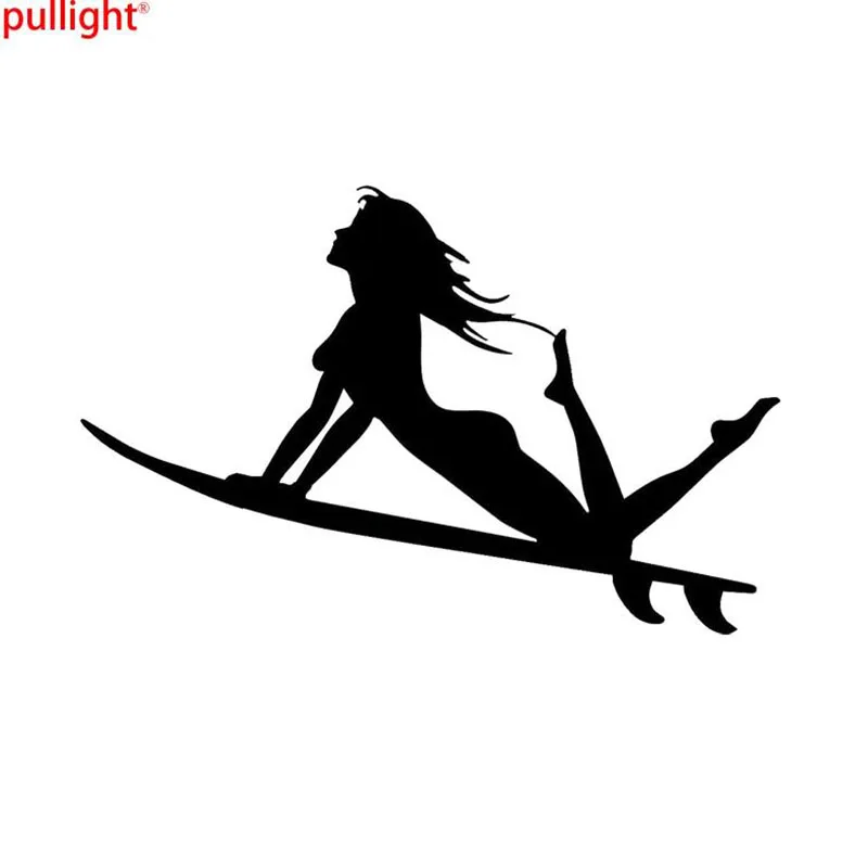 17*11 см сексуальная девушка в стиле серфинга автомобильный бампер аксессуары для