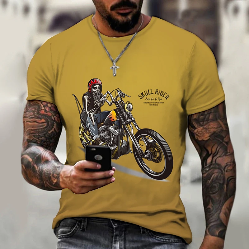 

Футболка мужская оверсайз с круглым вырезом, в стиле ретро