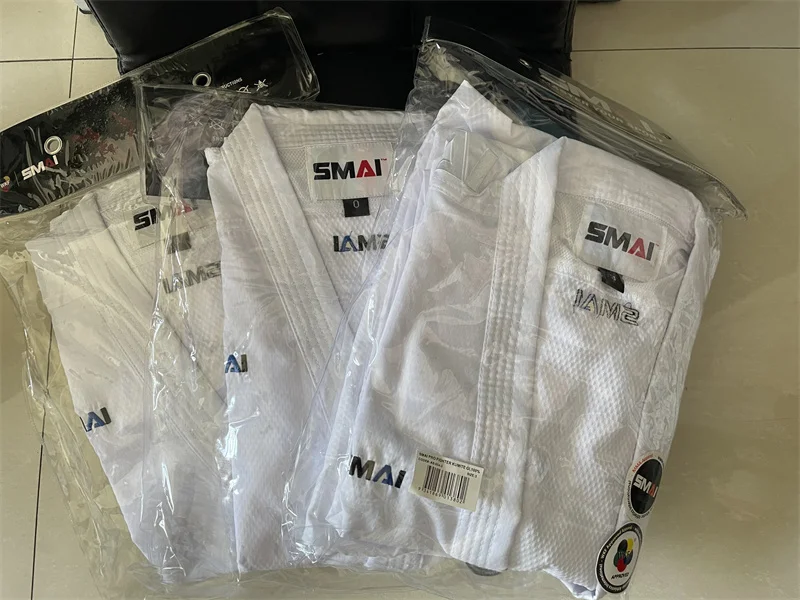 Фото KarateGI SMAI Pro истребитель Kumite WKF одобренный kumite karate GI 2021 Новый может принять участие в международных национальных соревнованиях №5