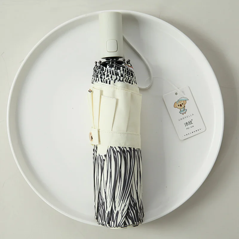 Недорогой женский зонт с УФ-защитой Солнцезащитный автоматический Kawaii для