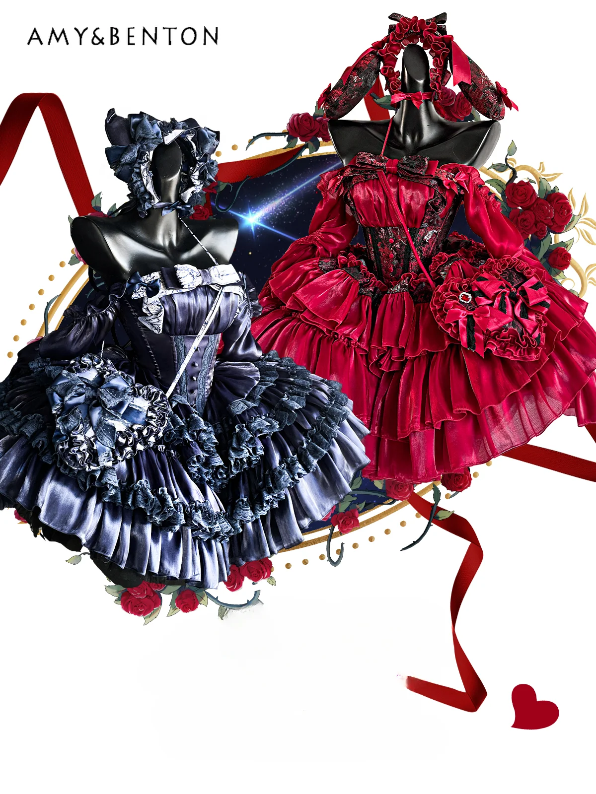 Субкультура Ретро Тяжелая промышленность Платья-пачки Оригинальный дизайн