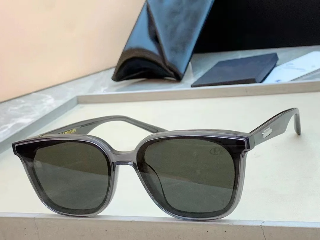 

Очки солнцезащитные унисекс, нежные Модные Классические солнечные очки GM LILIT в серой ацетатной оправе, для отдыха, в винтажном стиле, для мужчин и женщин