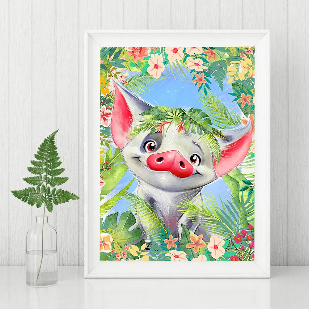 Картина из страз FIYO свинка искусство вышивки 5D своими руками Набор для крестиком