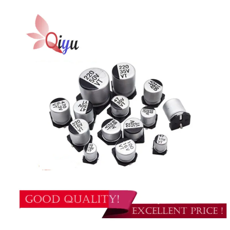 

Алюминиевый электролитический конденсатор SMD 50 в 35 в 25 в 16 в 10 в 100 мкФ 220 мкФ 47 мкФ 33 мкФ Ф 22 мкФ 10 мкФ 4,7 мкФ 2,2 мкФ 1 мкФ, 40 шт.