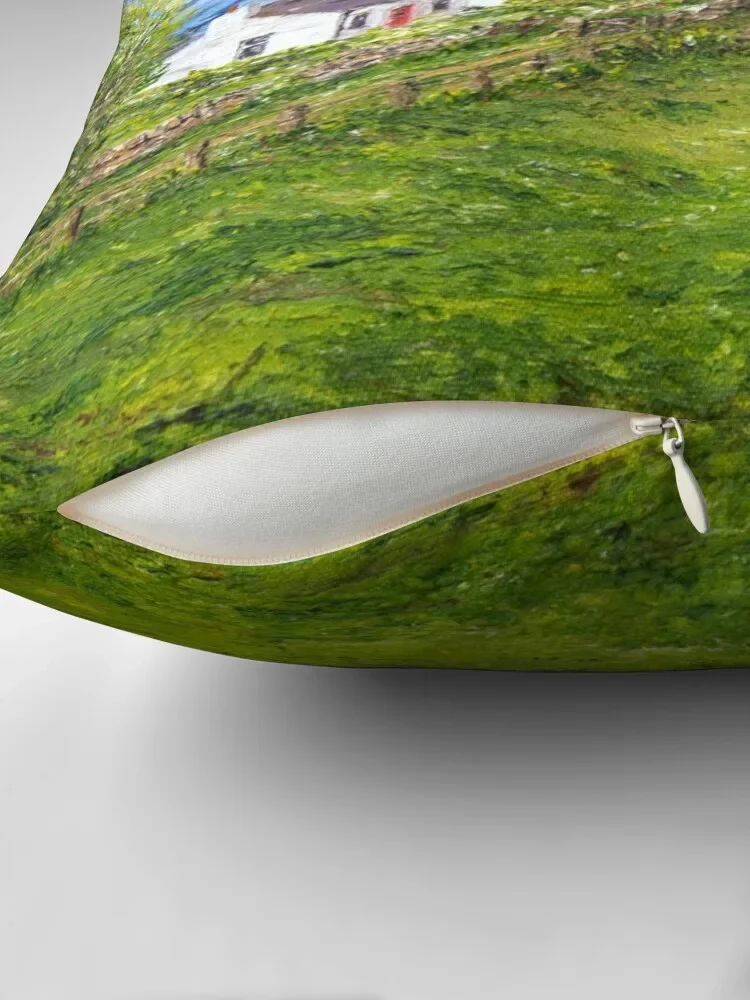 Cottages at Moelfre on Anglesey Декоративная подушка Рождественские подушки наволочки для