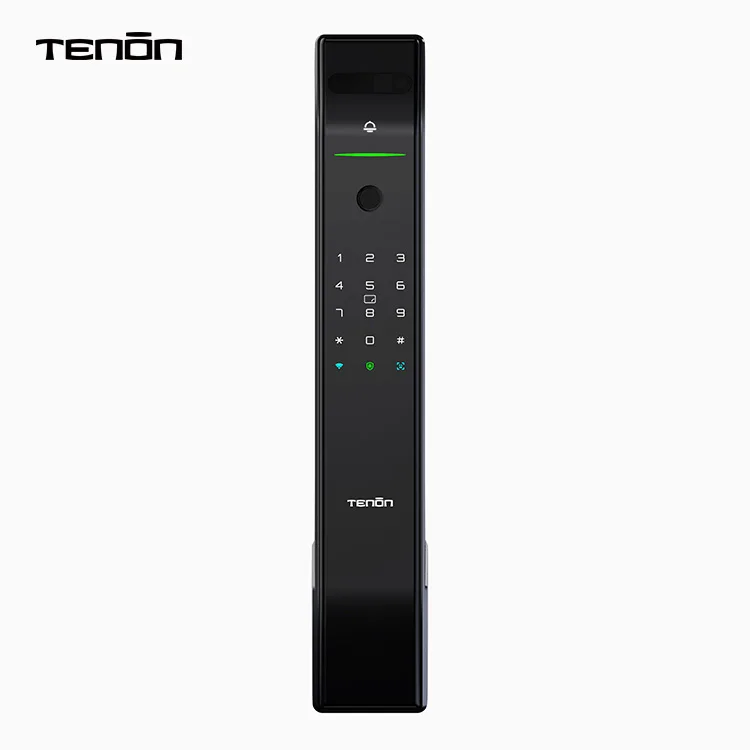 

A7X Smart Home System Automatic Fingerprint Password Electronic Locks With Pin Tuya Wifi Face Recognition Push Pull Door Lock