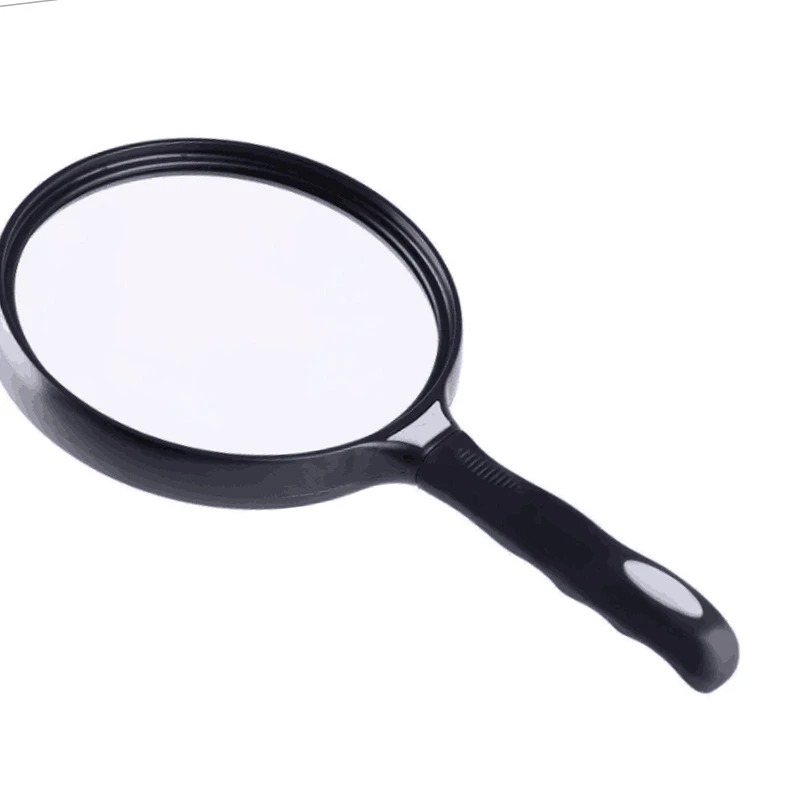 

2.5X Optical Magnifying Glass Diameter 130mm Handheld Soft Handle Magnifier For Newspaper Reading
