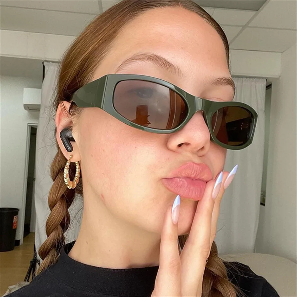 

Oval Sunglasses Woman Brand Designer Small Frame Sun Glasses Men Female Candy Colors Fashion Vintage Hip-Hop Gafas De Sol