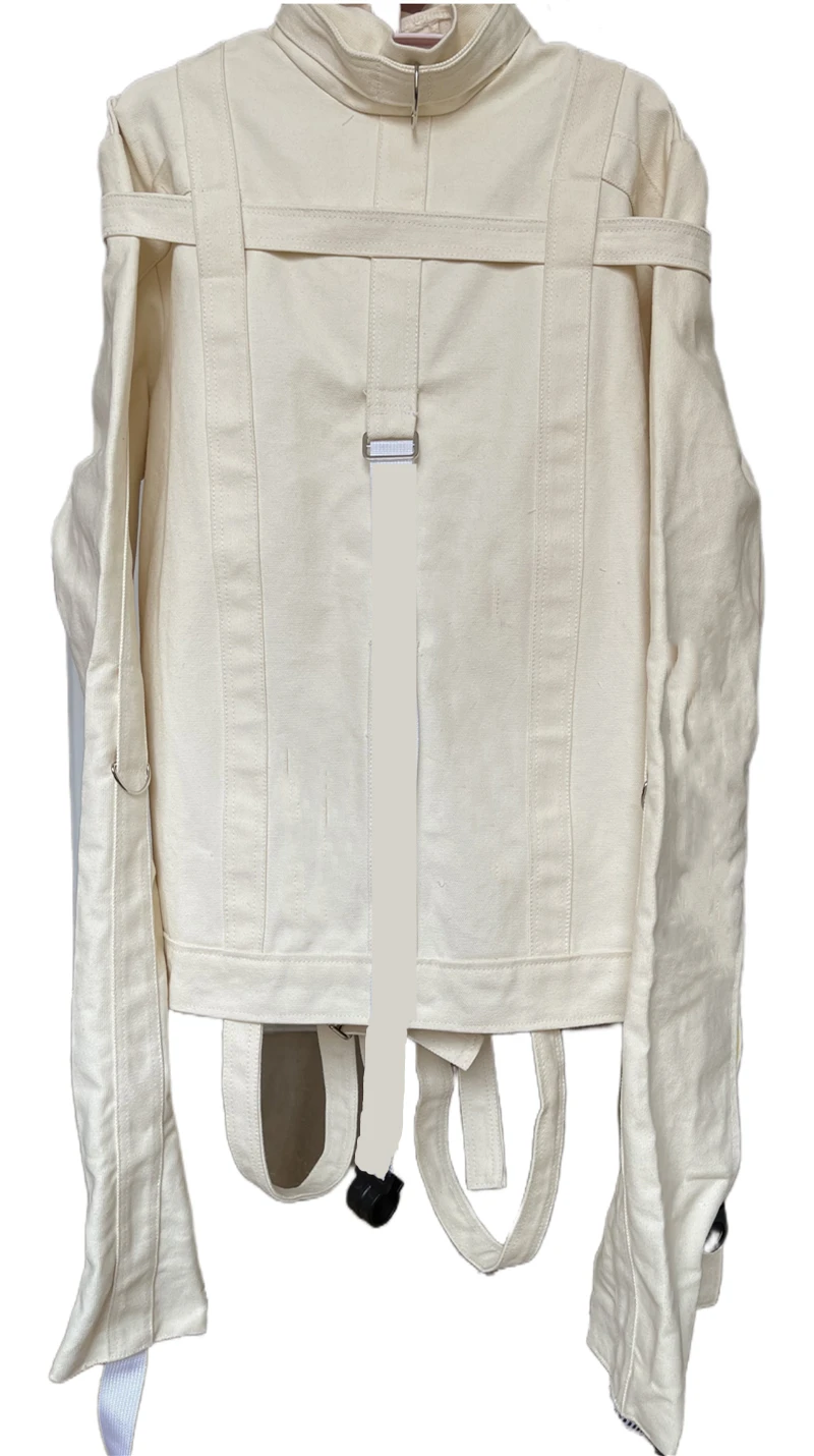 Тяжелый БДСМ прямой пиджак для тяжелых условий самосвязывающее снаряжение