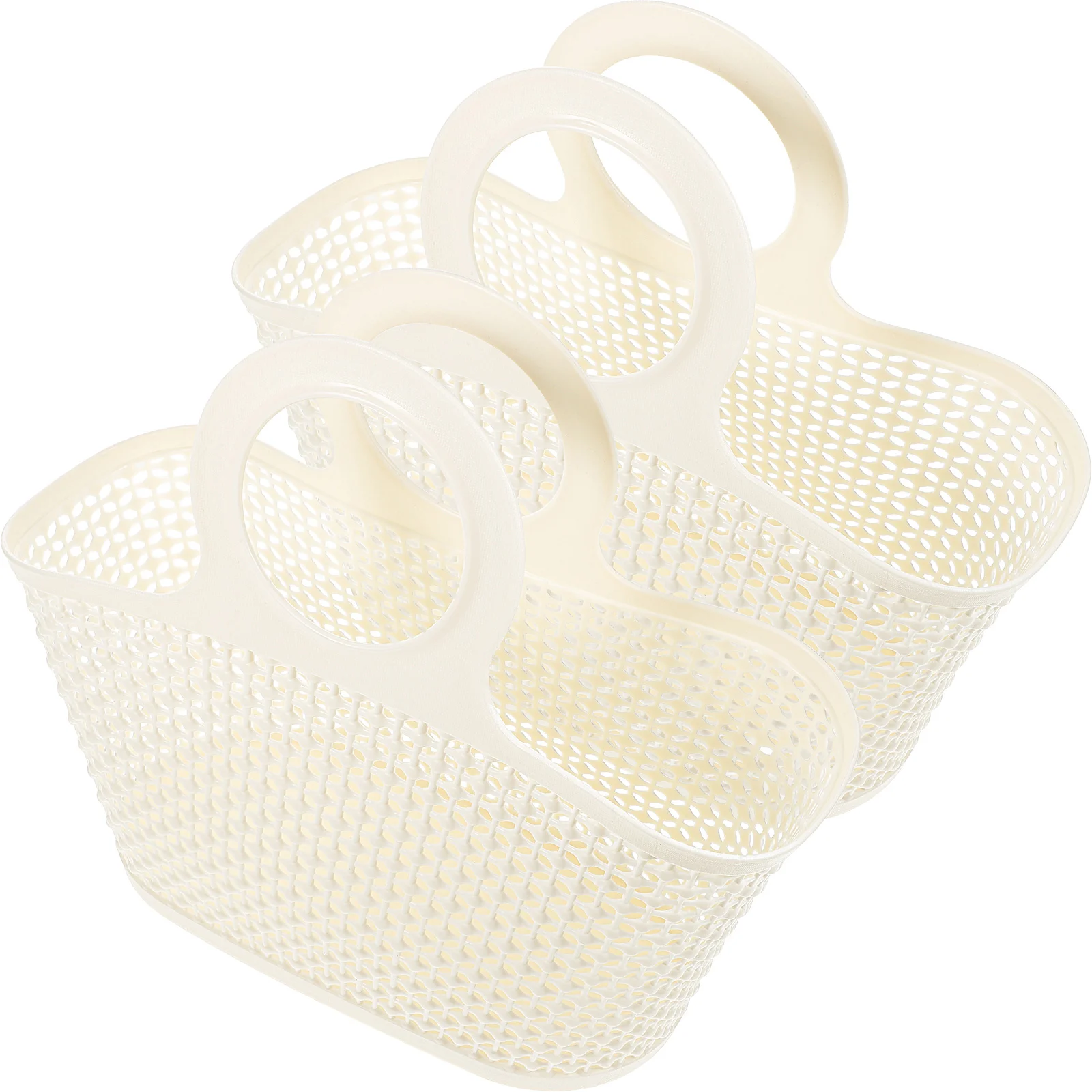 

2 Pcs Hand Wash Basket Home Storage Handheld Container Toiletries Bathroom Dormitory