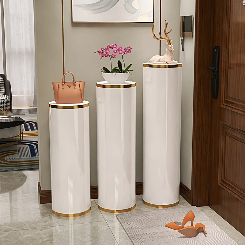 

Rotating shoe cabinet space-saving household door shoe rack round cylindrical small entry type storage cabinet intelligent