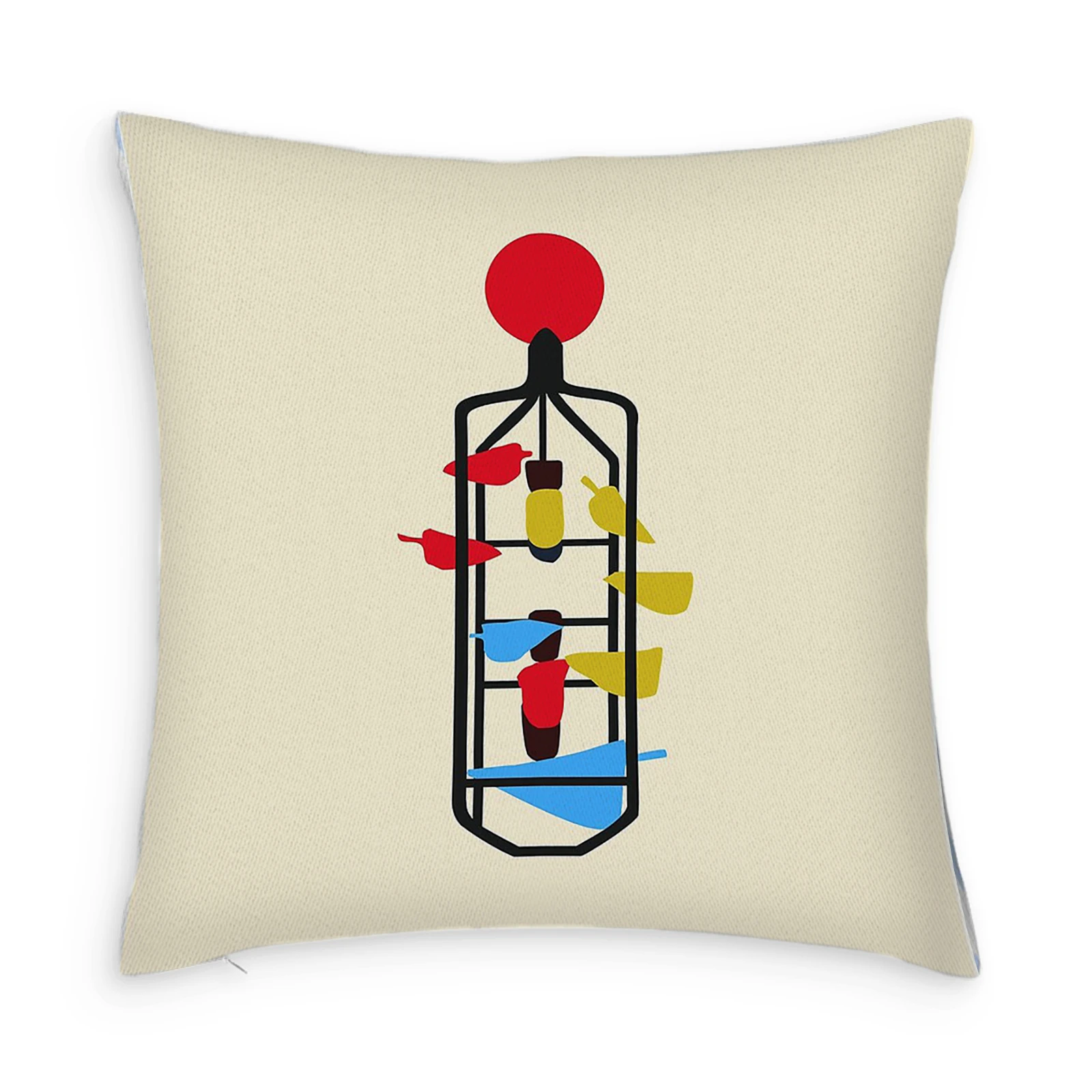

Bucket Fountain Customize Pillow Case Modern Home Cushion Cover 45*45cm Decorative Pillowcases for Sofa Throw Pillowslip