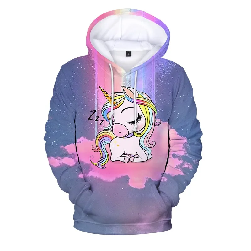 

Осень 2022, модные мужские толстовки с единорогом, искусственная лошадь, толстовка с 3d принтом, Забавный мультяшный единорог, толстовка, пальто