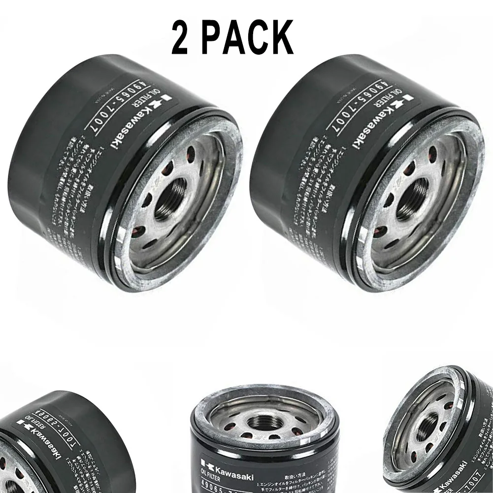 

2 Pack Oil Filter For Kawasaki 49065-0721 Oil Filter 49065-7007 Engine Replacement 49065-7007 Lawn Mower Parts Accessories