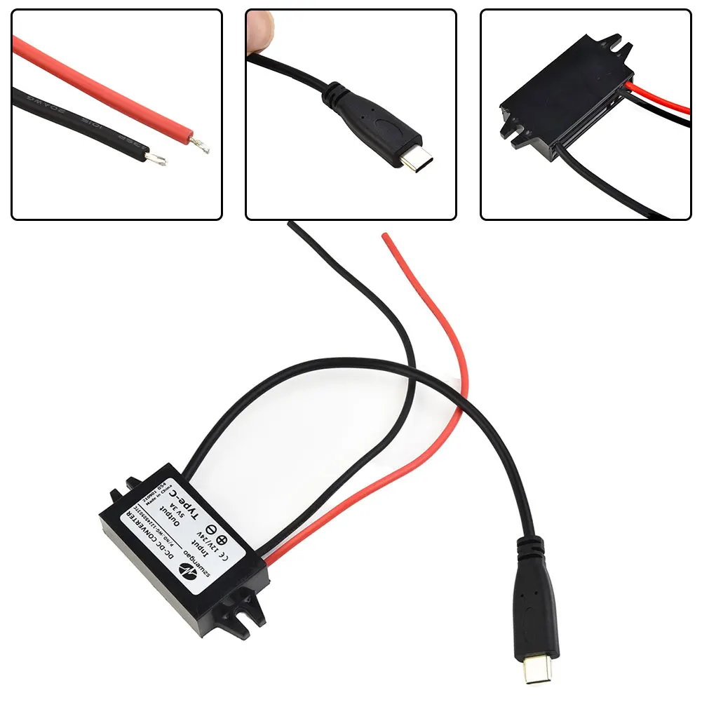 

Зарядное устройство USB Type-C, 12 В, 24 В, 5 В, 3 А, 15 Вт