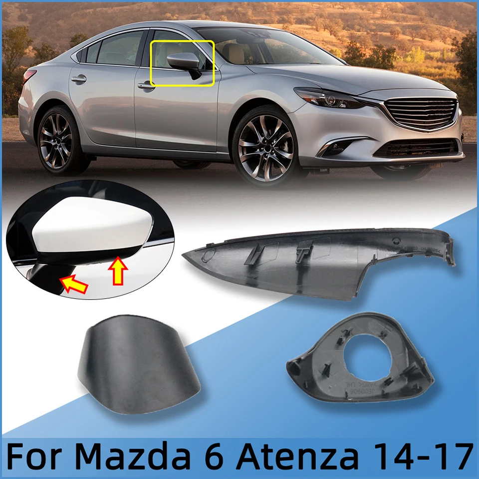 

For Mazda 6 GJ Atenza 2014 2015 2016 2017 Wing Side Mirror Lower Shell Cap External Rearview Mirror Lower Cover