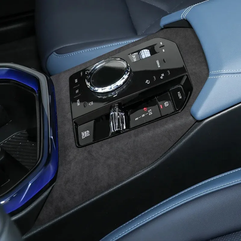 Фото Для BMW X3 G45 G48 2025: Накладка на центральную панель управления, декоративная рамка, наклейки из алькантары, аксессуары для тюнинга салона автомобиля №3