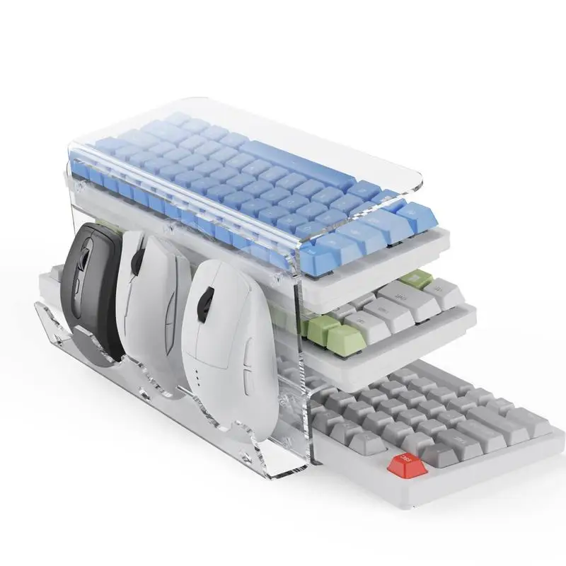Stand 3-tier Frame Stand Shelf Lightweight Keyboard Storage 