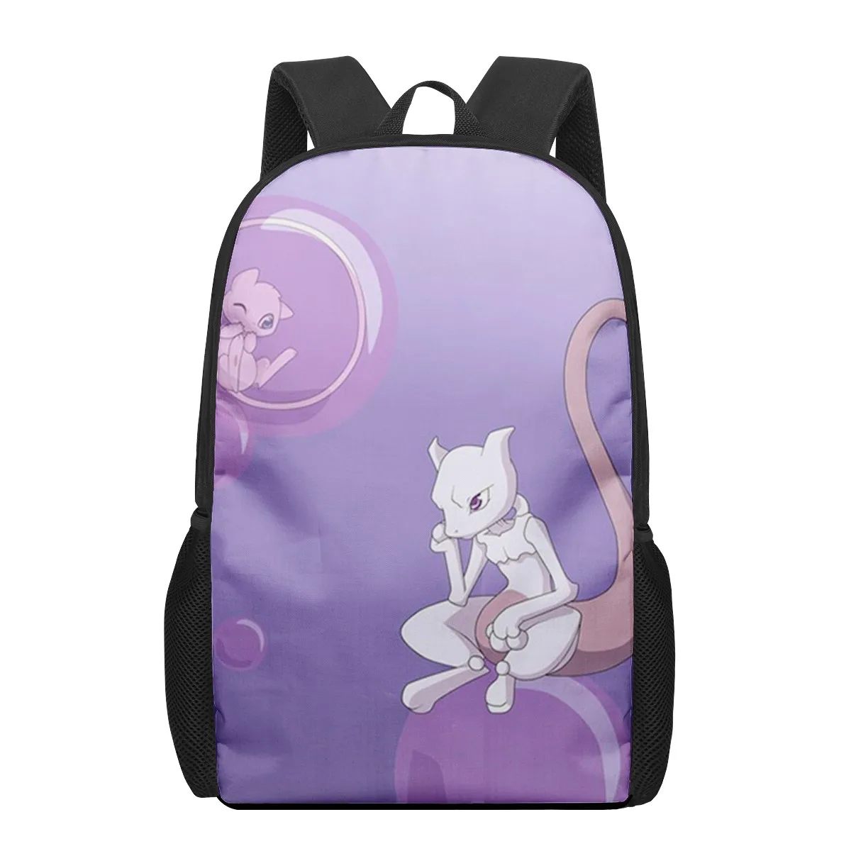 Pokemons-Blue-Guide-Eevee-Pokeballs 3D Print School Bags for Boys Girls Primary Students Backpacks Kids Book Bag Satchel Back