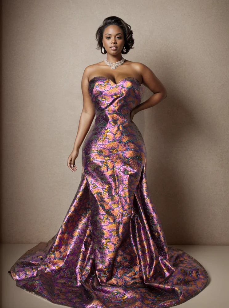 Золотая африканская кружевная ткань 2024 Высококачественная Дамасская