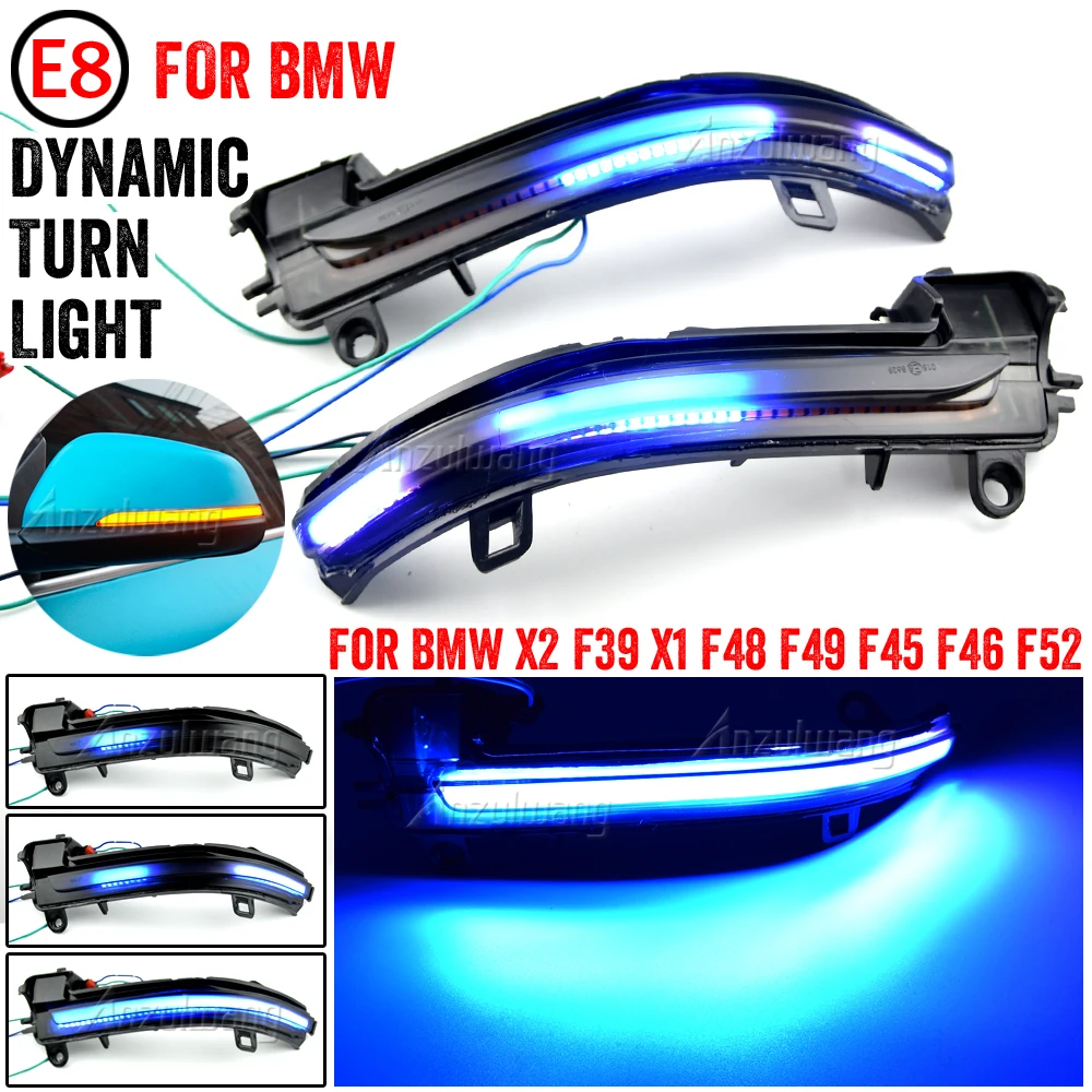 Для BMW X1 F48 2016-2019 1 2 серии F52 F45 F46 X2 F39 Светодиодный динамический указатель поворота