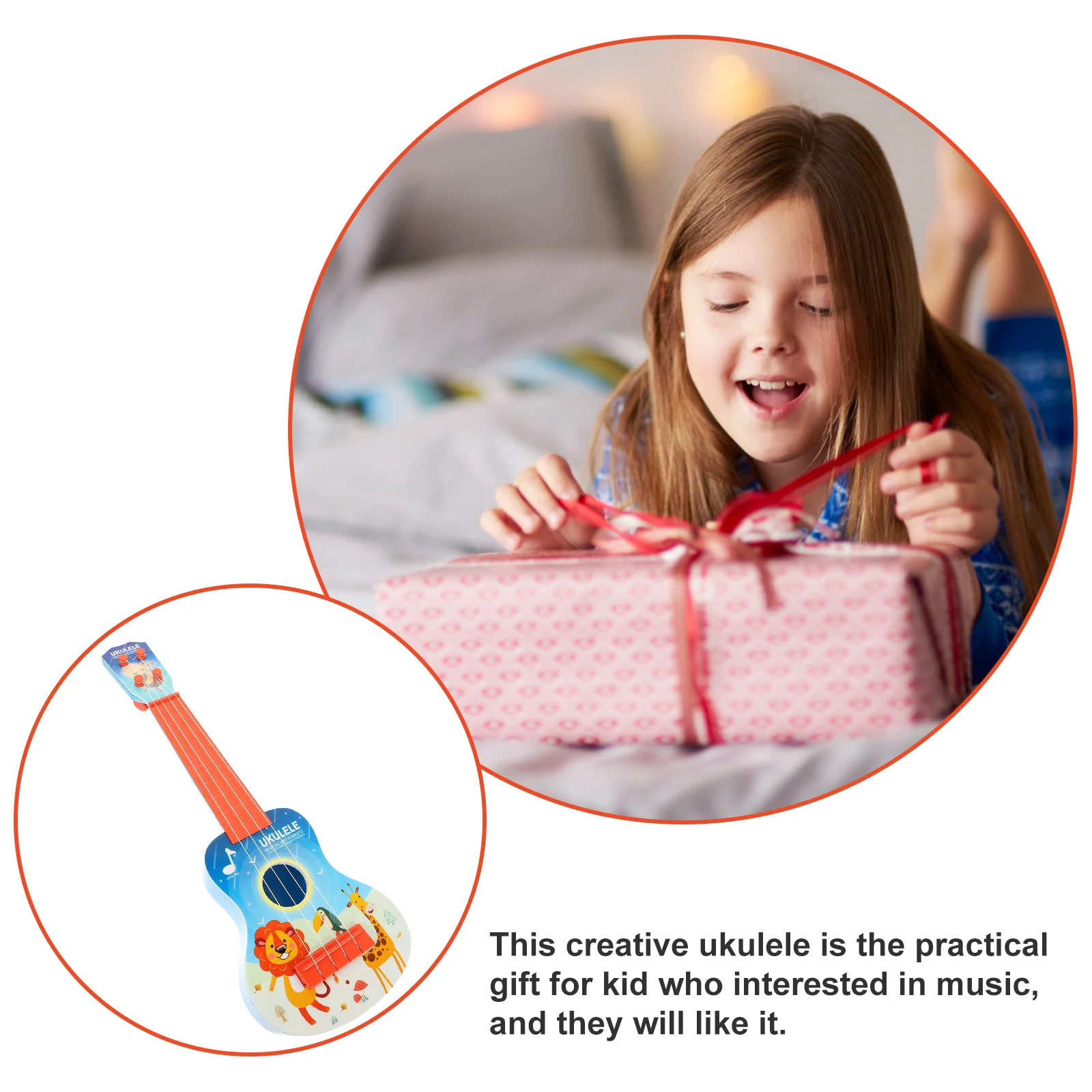 Детская гитара гавайская для начинающих детские музыкальные инструменты