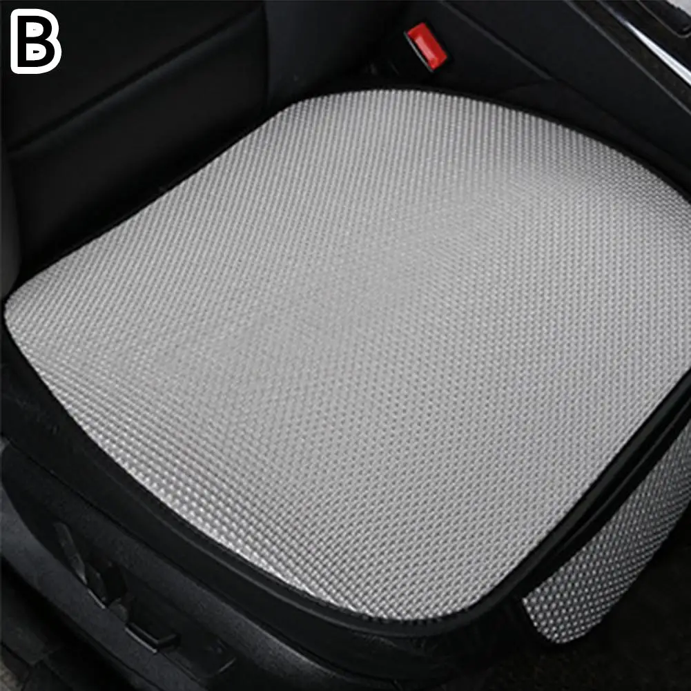 

19,7*20,9 дюймов, четыре сезона, чехол для автомобильного сиденья, дышащий ледяной шелк, подушки для салона автомобиля, подушка для сиденья, защитная подушка, инструменты