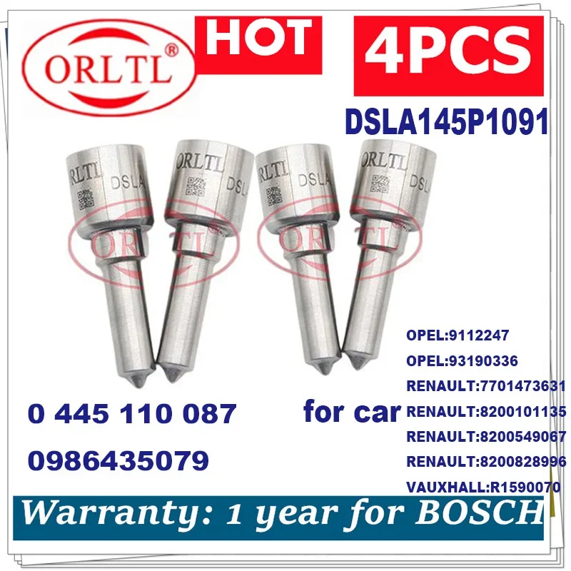 DSLA145P1091 0433175318 Для Nissan Opel Renault Vauxhall 0445110087 0 445 110 087 0986435274 0986435079 Оригинальная насадка