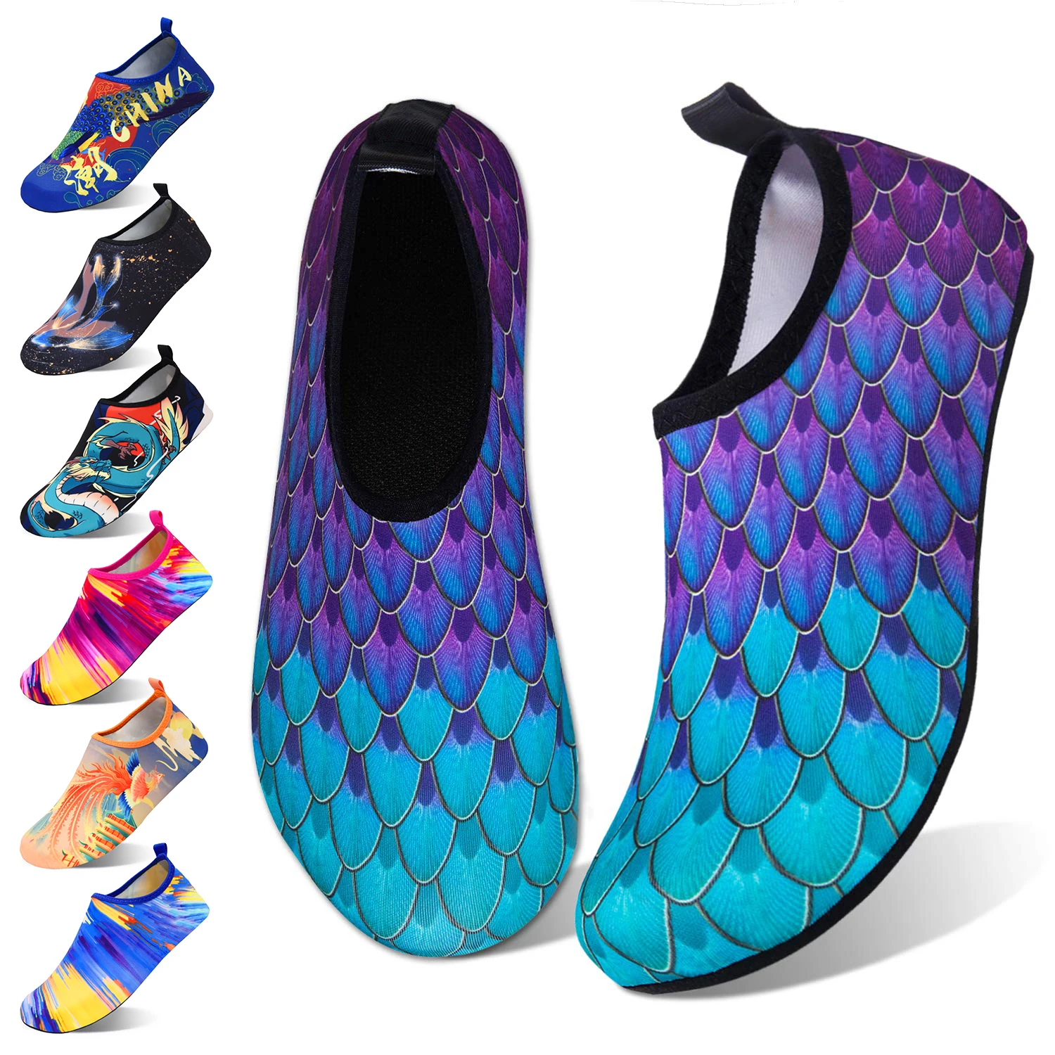 

Ultra-light Foldable Beach Water Shoes Comfortable Hiking Wading Swimming Diving Shoes Women Men Fitness Yoga Sports Flat Shoes