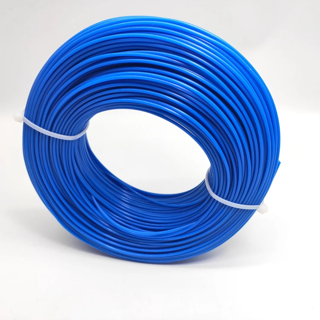 1.6mmx100m Blue Mowing Nylon Grass Cut Strimmer Line Round Nylon Cord Wire String For Grass Trimmer Roll Grass Rope Line