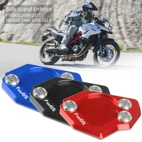 kickstand side stand enlarge extension pad motorcycle cnc aluminum for f700gs f700 f 700 gs 2008 2017 f650gs f650 gs 2008 2014