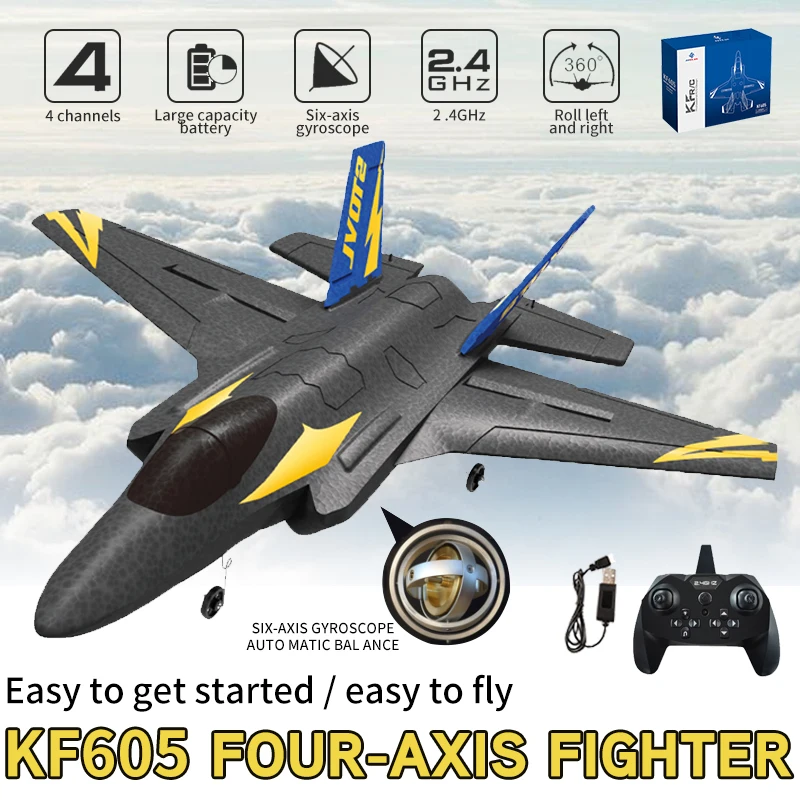 

Four Channel Remote Control Glider EPP Children's Foam Aircraft Model Toy Remote Control Aircraft