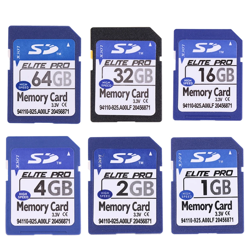 

1PC Expanded Storage And High-Speed Performance SD Card 1GB 2GB 4GB 8GB 16GB 32GB 64GB Secure Digital Flash Memory Card